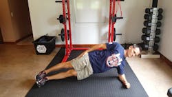 A preventive core routine for firefighters should include planks and, more importantly, side planks and other exercises that improve stamina of the lower back and glute muscles.