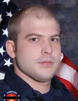 Hamilton firefighter Patrick Wolterman. Hamilton firefighter Patrick Wolterman.
