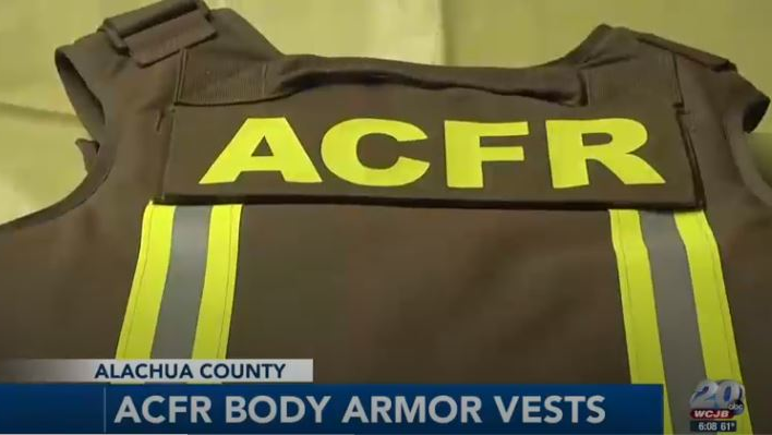 Alachua County FL Fire Department Lands Body Armor Grants Firefighters