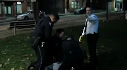 A Pitcairn, PA, firefighter was arrested following a fight between several people at Monday night's borough council.