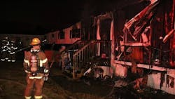 Virginia Beach firefighters on scene after an overnight trailer fire on Tuesday, Dec. 18, 2018. Virginia Beach firefighters on scene after an overnight trailer fire on Tuesday, Dec. 18, 2018.