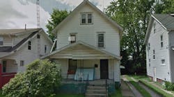 The home at 1626 Olive Place NE in Canton, OH, where a neighbor used a ladder to rescue a woman and child from the porch roof after a fire broke out on Sunday, Dec. 2, 2018. The home at 1626 Olive Place NE in Canton, OH, where a neighbor used a ladder to rescue a woman and child from the porch roof after a fire broke out on Sunday, Dec. 2, 2018.