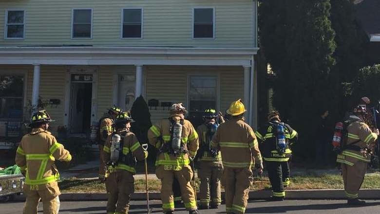 Firefighters with Citizens Fire & Rescue in Mechanicsburg, PA, in October 2017.