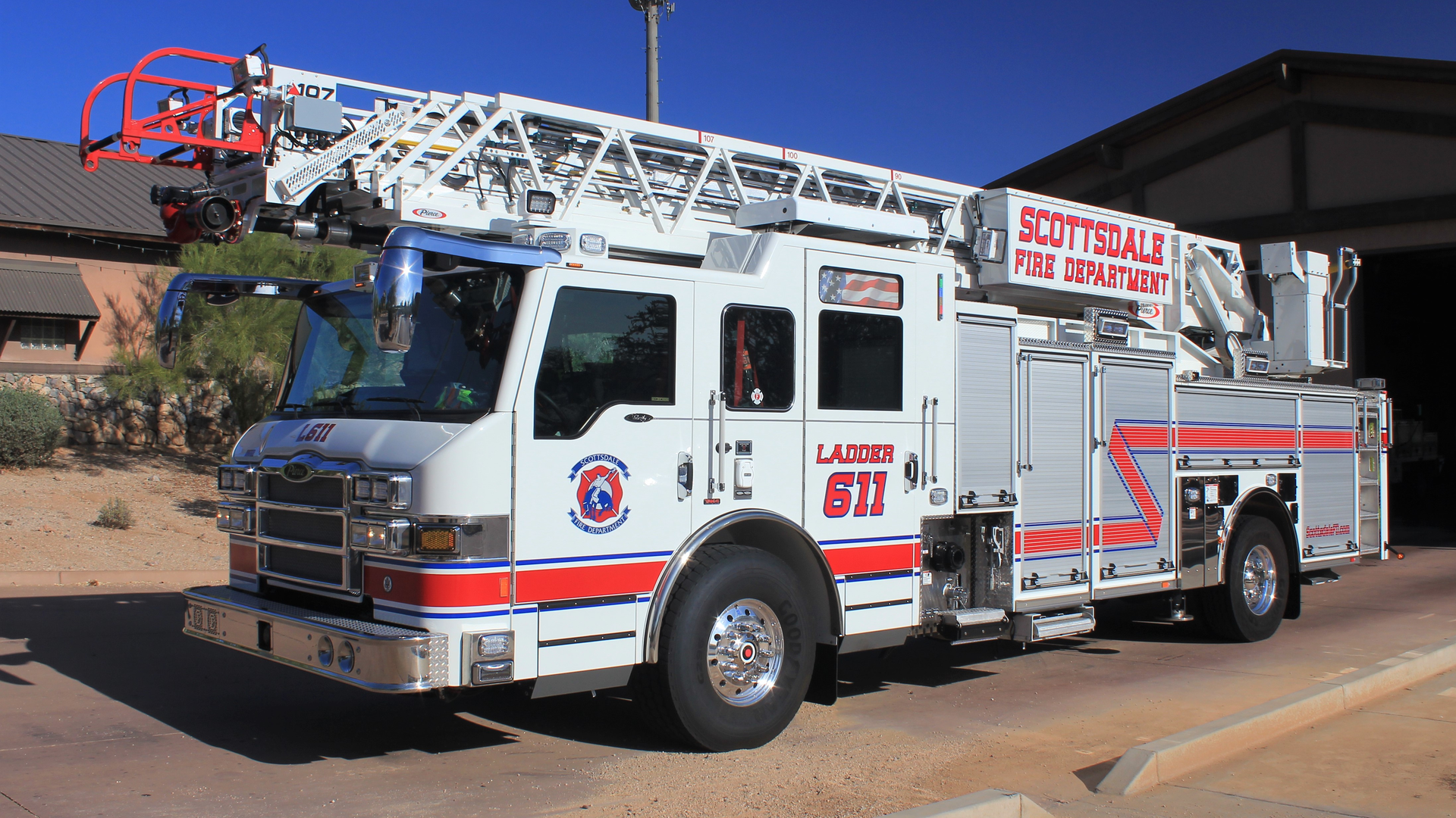 Sct L611 2018 Pierce Velocity Ascendant 1500gpm 400gwt 25gft 107ft Rma