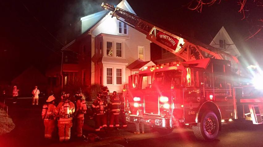 Whitman MA Firefighters Rescue Presents During Triple Decker Fire Firehouse