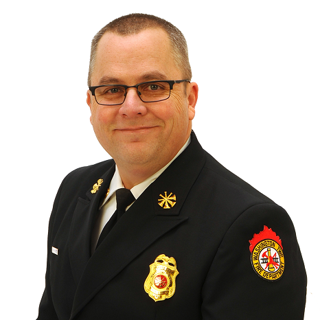 New Washington Township, OH, Fire Chief Scott Kujawa.