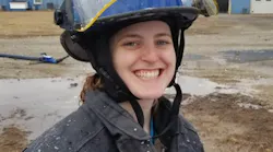 Mizpah firefighter Natalie Dempsey.
