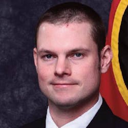 Charlotte firefighter Seth Tinsley, who died of job-related brain cancer in April 2016 at age 34.