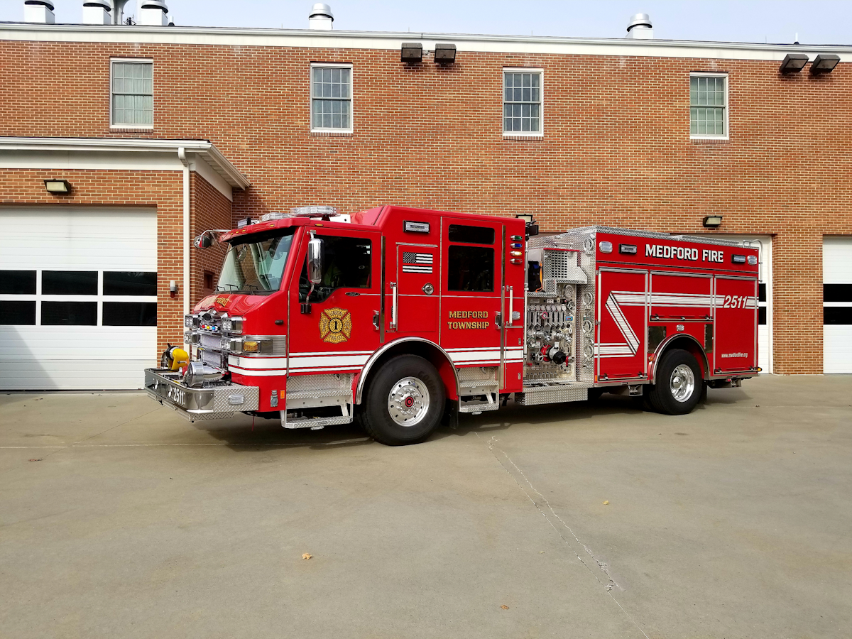 New Jersey's Medford Township Puts New Pumper in Service Firehouse