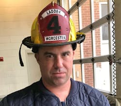 Worcester, MA, firefighter Christopher Roy.