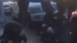 Video from an incident Wednesday shows a man violently pushing down a New York City EMT.