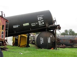 The author was also given a tour of the Houston Training Academy and the extensive hazmat training props located there. The author was also given a tour of the Houston Training Academy and the extensive hazmat training props located there.