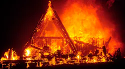 The Camp fire rages through the town of Paradise in Butte County on Nov. 8, 2018.