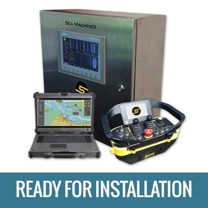 The SM300 is a vessel intelligence system providing &ldquo;operator-in-the loop&rdquo; autonomous command and control, plus direct remote-control operation via wireless belt pack.