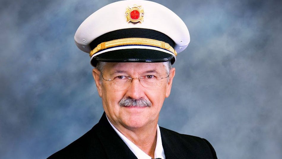 Lake County Fire Rescue Assistant Chief Jack Fillman, who died of cancer in 2015. The department will name its new apparatus after him.