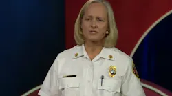 Huntington, WV, Fire Chief Jan Rader.