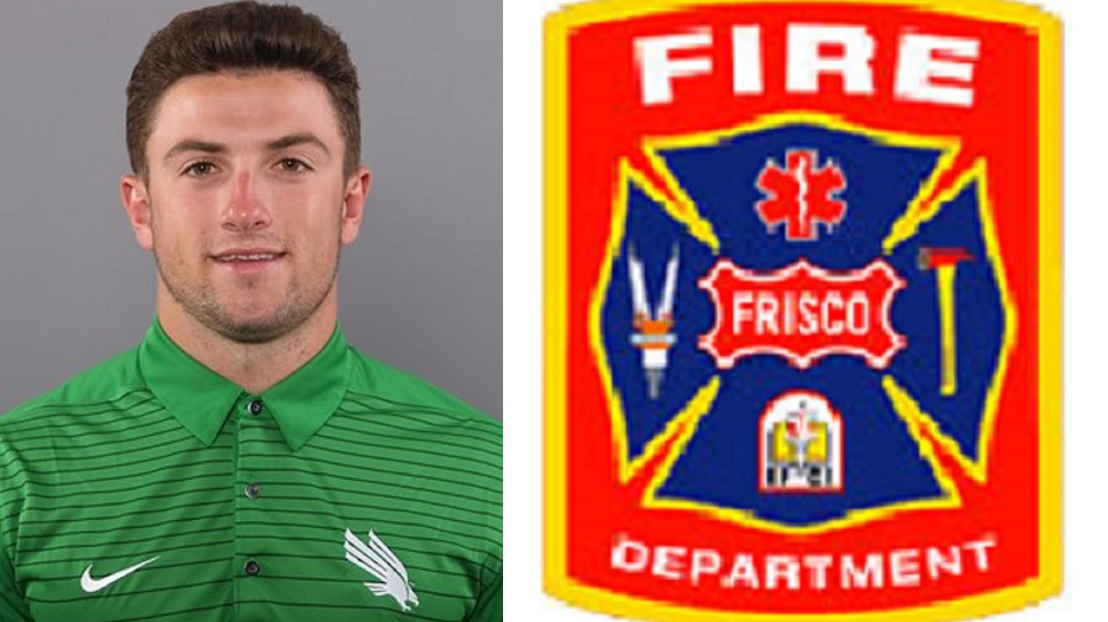North Texas University wide receiver Keegan Brewer is leaving the school to join the Frisco Fire Department.