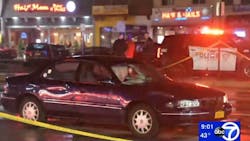 A Long Beach volunteer firefighter hit two pedestrians on the way to a fire early Saturday, killing one and seriously injuring the other. A Long Beach volunteer firefighter hit two pedestrians on the way to a fire early Saturday, killing one and seriously injuring the other.