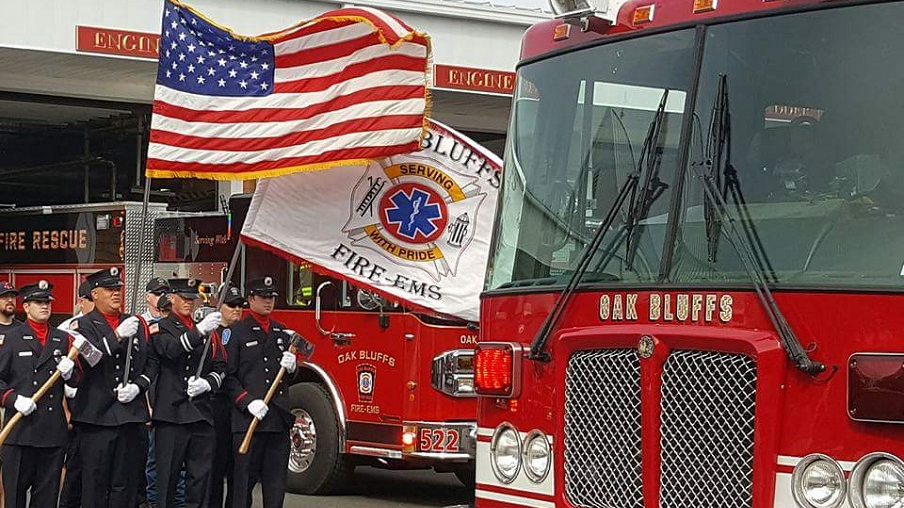 OffDuty FFs Help Oak Bluffs MA Trooper at Traffic Stop Firehouse