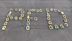 The Phoenix Fire Department featured the 42 babies born to personnel in 2018 in a single photo. The Phoenix Fire Department featured the 42 babies born to personnel in 2018 in a single photo.