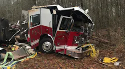 Social Circle, GA, firefighters were hurt Friday in a rollover accident at nearly the same spot of another fire apparatus crash that happened a week earlier.