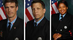 Wilmington firefighters — Lt. Christopher Leach and senior firefighters Jerry Fickes and Ardythe 'Ardy' Hope — died in a row house arson in 2016.