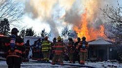 Peebles District firefighters on scene during a fire at a home in McCandless, PA, on Sunday, Jan. 27, 2019. Peebles District firefighters on scene during a fire at a home in McCandless, PA, on Sunday, Jan. 27, 2019.