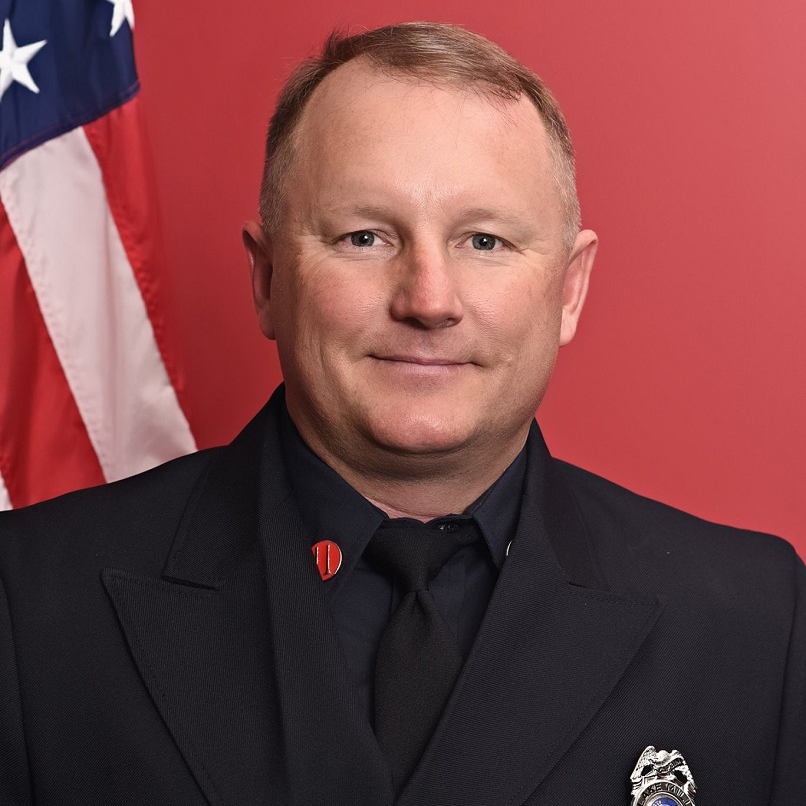 Lake Mills Fire Capt. Christopher P. Truman.
