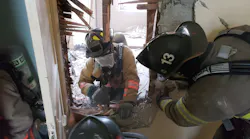 Alternate egress routes may have to be created due to collapse, and training scenarios should include this skill whenever possible.