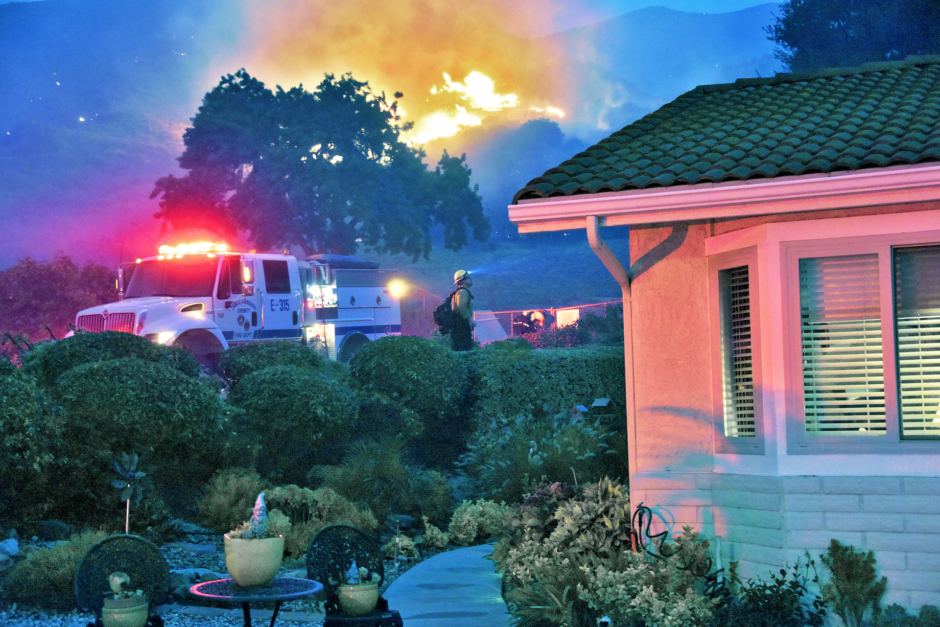 Firefighters must thoughtfully and systematically determine if each structure is not threatened, threatened but defensible, or threatened and non-defensible.