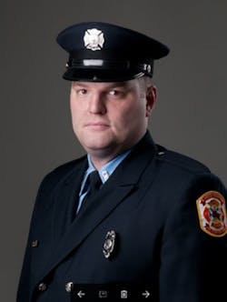 Clinton fire Lt. Eric Hosette. Clinton fire Lt. Eric Hosette.