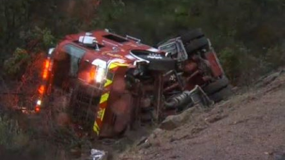 CAL Fire Firefighters Hurt in Rollover Crash in Bonsall CA | Firehouse