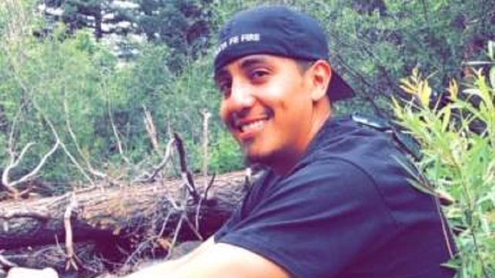 Santa Fe, NM, firefighter Christian Reid.