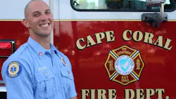 Cape Coral, FL, firefighter Christopher Asseff.