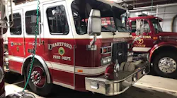 The Hartford, VT, Fire Department is loaning a reserve apparatus to the Charlestown, NH, Fire Department, while that department's vehicle is being repaired following an accident.