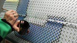 Letters, numbers and images are hand-painted on grills for personalized apparatus. Letters, numbers and images are hand-painted on grills for personalized apparatus.