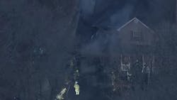 An Anne Arundel County firefighter was hospitalized Thursday after battling a Pasadena house fire that set off live ammunition inside the home. An Anne Arundel County firefighter was hospitalized Thursday after battling a Pasadena house fire that set off live ammunition inside the home.