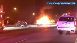 A retired Sarasota County, FL, firefighter was killed early Sunday while helping a driver in a previous accident along Interstate 75 in Hillsborough County in the Tampa area. A retired Sarasota County, FL, firefighter was killed early Sunday while helping a driver in a previous accident along Interstate 75 in Hillsborough County in the Tampa area.