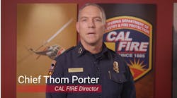 CAL FIRE Director Chief Thom Porter will deliver the keynote address at Firehouse World 2019.