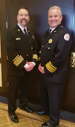 FDSOA Vice Chairman Eric Valliere, left, and Chairman Jeffrey Merryman