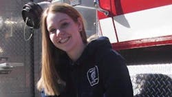 Allison Forsythe, the daughter of retired Watkins, NC, Fire Chief Charles Forsythe who died in a plane crash earlier this month.