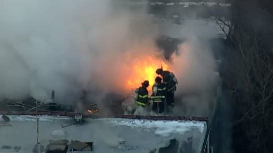 Bronx Fire Fdny Roof (nyc)