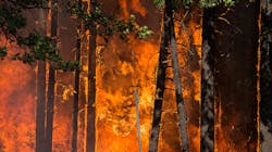 Firefighters battle a Carr fire flare-up near Buckhorn Summit, CA, on July 30, 2018. Firefighters battle a Carr fire flare-up near Buckhorn Summit, CA, on July 30, 2018.