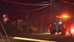 Three Dekalb County, GA, firefighters were hospitalized following an apparatus crash Monday night. Three Dekalb County, GA, firefighters were hospitalized following an apparatus crash Monday night.