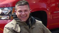 Godfrey, IL, Fire Capt. Jacob 'Jake' Ringering. Godfrey, IL, Fire Capt. Jacob 'Jake' Ringering.