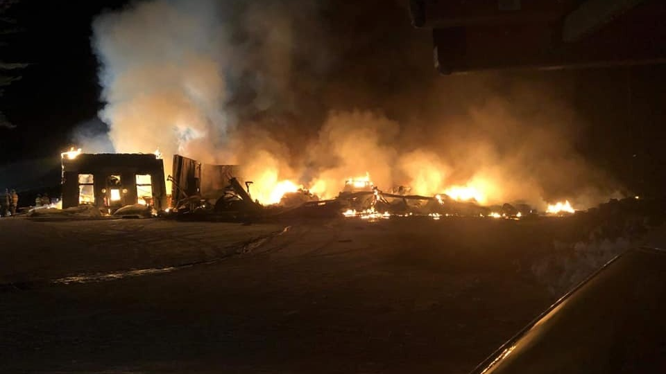 Earlier this month, a fire burned down the only firehall on Madeline Island, WI, forcing La Pointe Fire Department firefighters to scramble to re-equip before the ice road to the island closes.