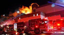 More than 60 St. Paul, MN, firefighters battled a blaze at a recycling center earlier Thursday.