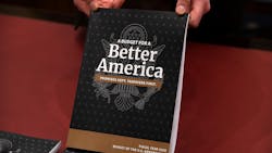 President Donald Trump's budget request for fiscal year 2020 is unpacked by staff in the House Budget Committee hearing room on March 11. President Donald Trump's budget request for fiscal year 2020 is unpacked by staff in the House Budget Committee hearing room on March 11.