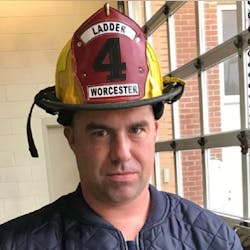 Worcester, MA, firefighter Christopher Roy.