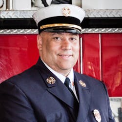 Bourne, MA, Fire Chief Norman Sylvester Jr., who announced who will retire in July.